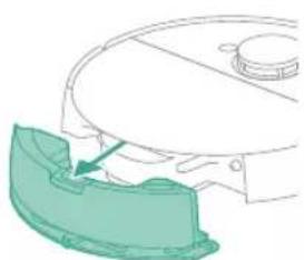 PHILIPS HomeRun 3000 Series Aqua XU3000 - Limpar a base de esfregona lavável - 1