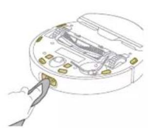 PHILIPS HomeRun 3000 Series Aqua XU3000 - Nettoyage des roulettes principales et de la roulette avant pivotante - 2