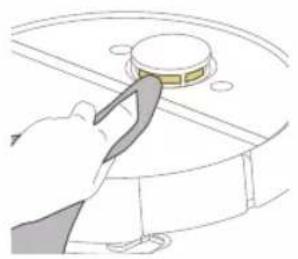 PHILIPS HomeRun 3000 Series Aqua XU3000 - Cleaning the main wheels and the front caster wheel - 3