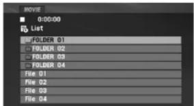 MOVIE 0:00:00 List FOLDER 01 FOLDER 02 FOLDER 03 FOLDER 04 File 01 File 02 File 03 File 04