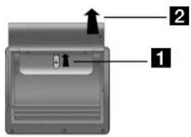 LG LPA-837 - ■ Enlever la batterle - 2