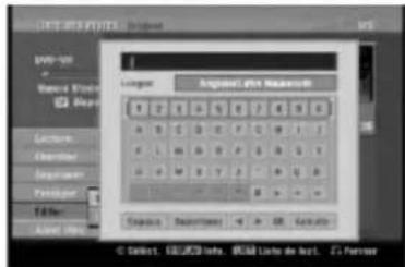 LG LRA-750 - Attribution d'un nom à un titre - 1