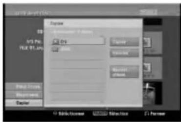 LG LRA-750 - Copier un fichier JPEG à partir du disque vers la carte mémoire (LRA-760 uniquement) - 1