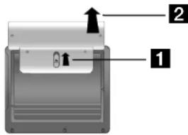 LG LPA-835 - Enlever la batterle - 1