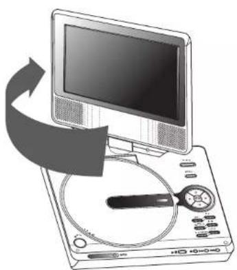 LG LPA-835 - Rotating the LCD - 1