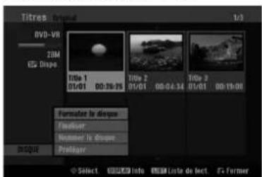 Titres Original RVD-VIR 20M GS Dropo Title 1 01/01 00:36:25 Title 2 01/01 00:04:34 Title 3 01/01 00:19:08 Formater le dropo Positioner Positioner le dropo Positioner DOGUE Select Info List de lect. F+ Former