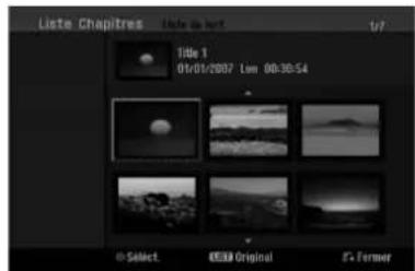 Liste Chapitres Title 1 01/01/2007 1cm 00:30:54 ©Select ORIGINAL S-Former