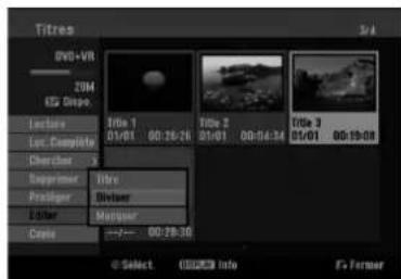 Titres DVD+VR 20M ISS Step: Lecture Last Complete Checker Supervisor PreIdentifier Editor Camps Title 1 01/01 00:26:28 Title 2 01/01 00:04:34 Title 3 01/01 00:19:08 Title Revise Revise Magyar Select © Select © © Info F+ Former