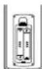 LG LDA-830 - Remote Control Battery installation - 1