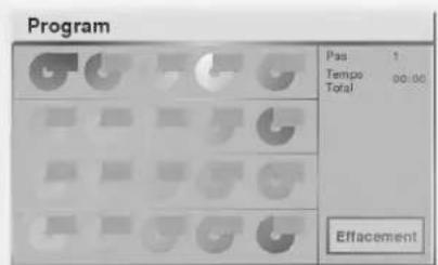 Program Pass 1 Tempo 00:00 Total Effacement