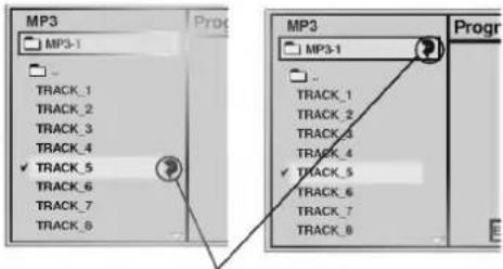 MP3 MP3-1 TRACK_1 TRACK_2 TRACK_3 TRACK_4 ✓ TRACK_5 TRACK_6 TRACK_7 TRACK_8 Progr MP3 MP3-1 TRACK_1 TRACK_2 TRACK_3 TRACK_4 ✓ TRACK_5 TRACK_6 TRACK_7 TRACK_8