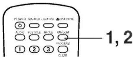 POWER MARKER - SEARCH ▲OPEN/LOSE AUDIO SUBTITLE ANGLE RANDOM PROGRAM 1 2 3 CLEAR 1, 2