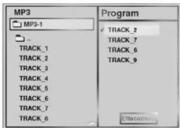 MP3 MP3-1 TRACK_1 TRACK_2 TRACK_3 TRACK_4 TRACK_5 TRACK_6 TRACK_7 TRACK_8 Program ✓ TRACK_2 TRACK_7 TRACK_6 TRACK_9 E:\fac\com\nt