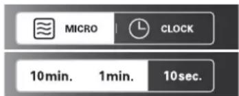 MICRO CLOCK 10min. 1min. 10sec.