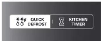 LG MH8042XS - Press QUICK DEFROST. - 1