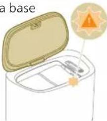 PHILIPS HomeRun 3000 Series Aqua XU3110 - XU7100 O LED branco na base - 3