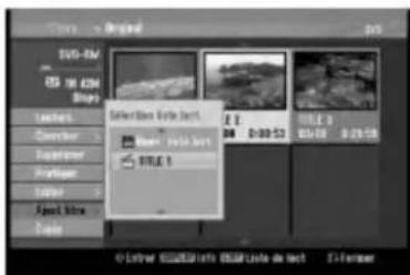 LG LRH-790 - Ajout de titres/chapitres supplémentaires à la liste de lecture -RWvr RAM - 2