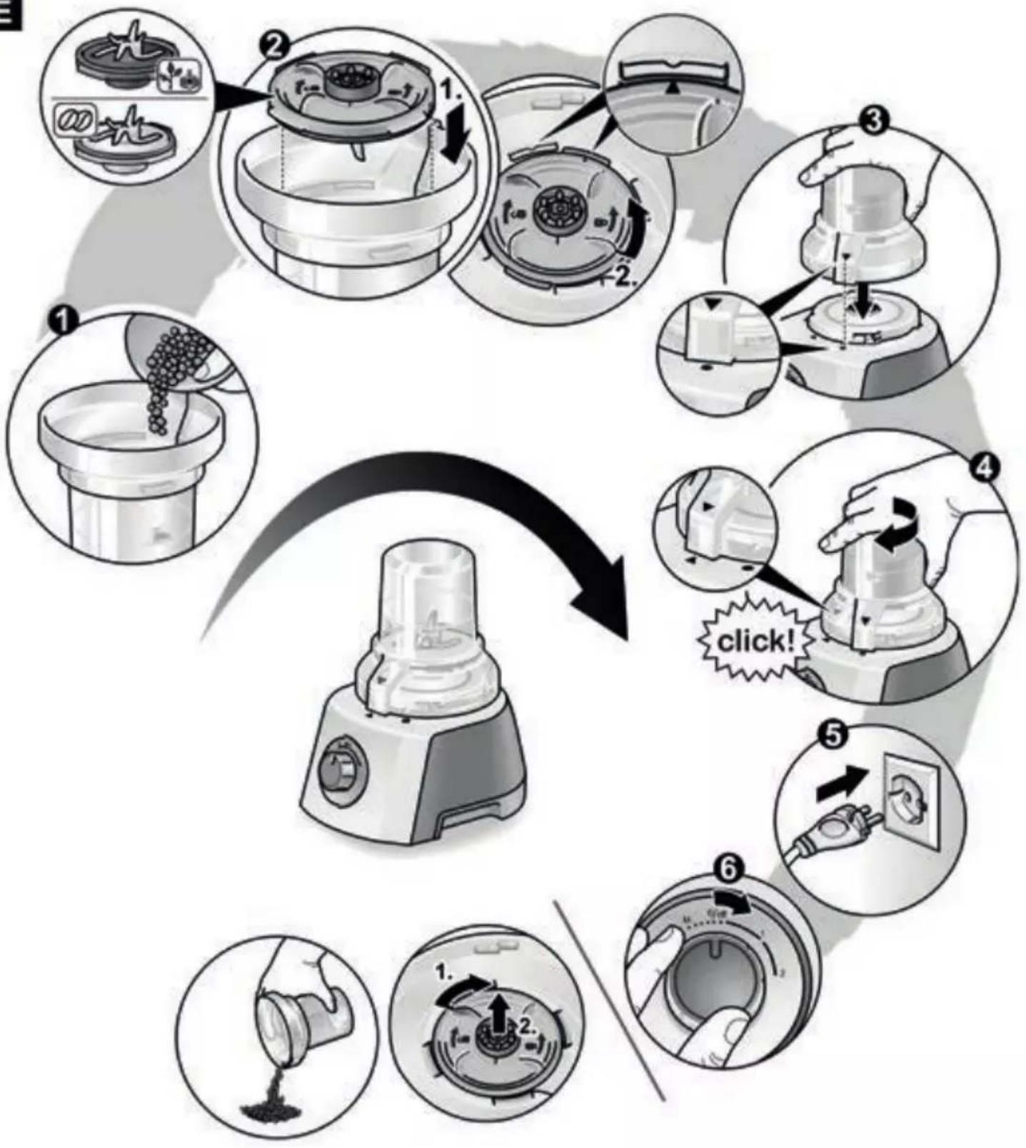 BOSCH MultiTalent 3 MCM3101B - MultiTalent 3 / 3Plus Compact food processor - 3