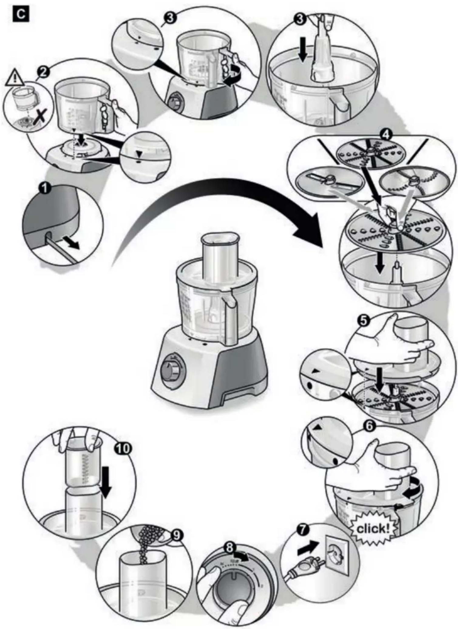 BOSCH MultiTalent 3 MCM3101B - MultiTalent 3 / 3Plus Compact food processor - 1