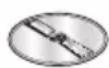 BOSCH MultiTalent 3 MCM3101B - Slicing reversible disc – thick/thin - 1