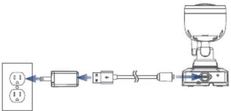 Lorex U424AA-E - To charge the camera battery pack: - 1