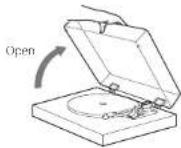 TEAC TN-400BT-X - Removing the dust cover - 1