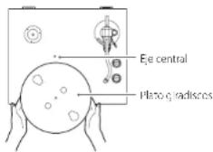TEAC TN-400BT-X - Instale el plato giradiscos. - 1