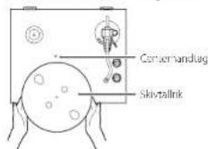 TEAC TN-400BT-X - Installera skivtallriken. - 1