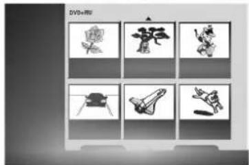 LG DR4812V - Visionnement du menu Liste Titre affiché dans d'autres graveurs et lecteurs DVD - 1