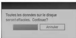 LG DR4812V - Formatage du disque - 3