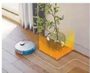 PHILIPS HomeRun 7000 Series Aqua XU7000 - Mur virtuel et zone interdite - 2