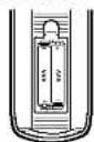 LG DV170 - Remote Control Battery installation - 1