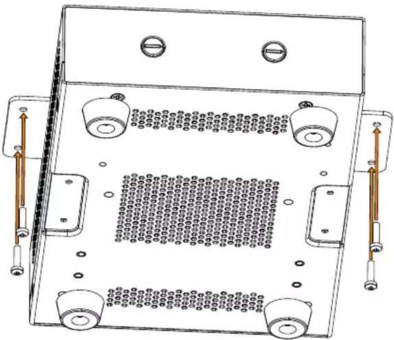 LD Systems AMP 205 - UNTER- / AUFTISCHMONTAGE - 1
