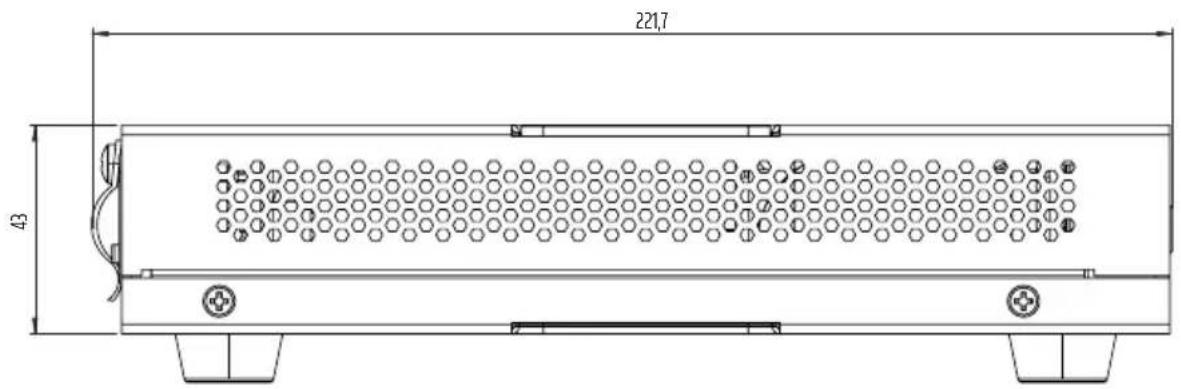 LD Systems AMP 205 - DIMENSIONS - 2