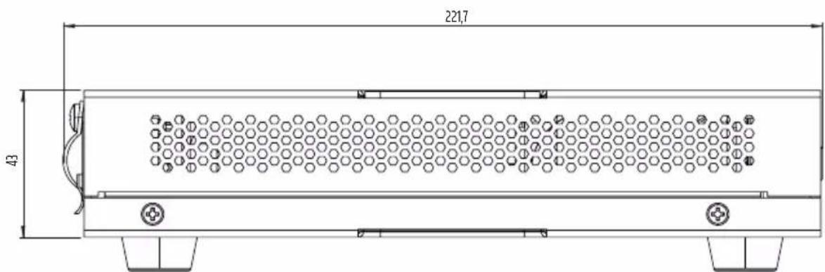 LD Systems AMP 205 - ABMESSUNGEN - 2