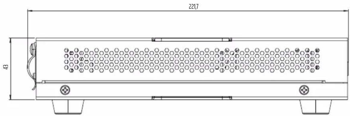 LD Systems AMP 205 - WYMIARY - 2