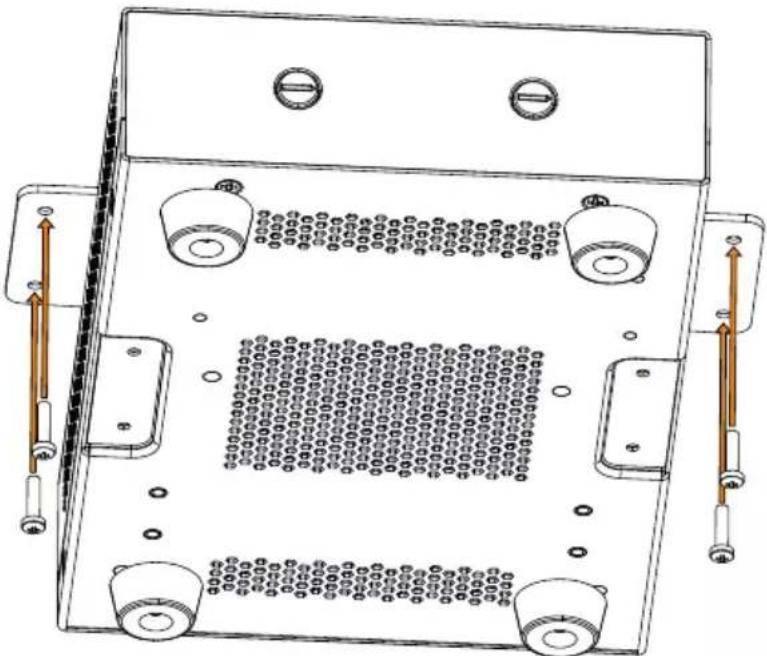 LD Systems AMP 205 - MONTAGE SOUS / SUR TABLE - 1
