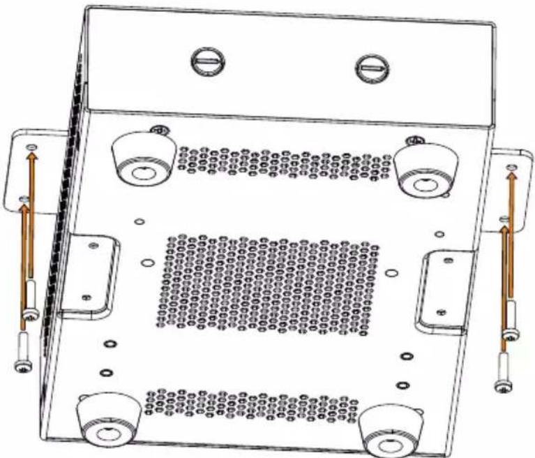LD Systems AMP 205 - UNDER / ON-TABLE MOUNTING - 1
