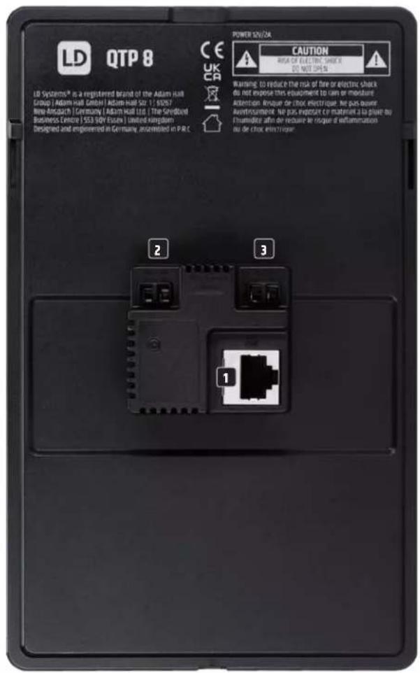 LD Systems QTP 8 - CONEXIONES, CONTROLES E INDICADORES - 1
