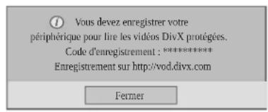 LG 47LE4600 - CODE D'ENREGISTREMENT DIVX - 3