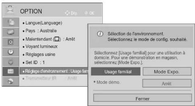 LG 47LE4600 - RÉGLAGE DU MODE - 3
