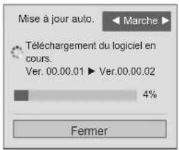 LG 47LE4600 - ■ Lors du réglage de l'option "Mise à jour Auto." - 3