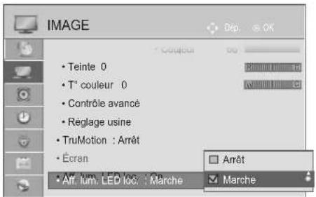 LG 47LE4600 - VARIATION LOCALE DE L'ÉCLAIRAGE - 3