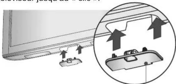 LG 47LE4600 - SI VOUS N'UTILISEZ PAS LE SOCLE SUR PIED - 5