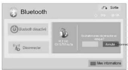 LG 47LE4600 - Déconnexion du casque Bluetooth pendant l'utilisation - 3