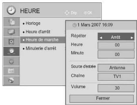 LG 47LE4600 - ACTIVATION ET DÉSACTIVATION DU MINUTEUR - 3