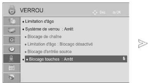 LG 47LE4600 - BLOCAGE DES TOUCHES - 1
