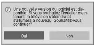 LG 47LE4600 - ■ Lors du réglage de l'option "Mise à jour Auto." - 4