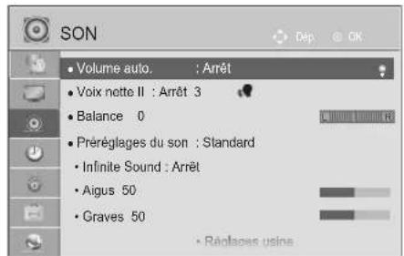 LG 47LE4600 - NIVELAGE AUTOMATIQUE DU VOLUME (VOLUME AUTO.) - 1