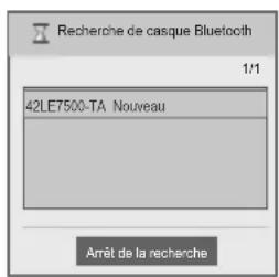 LG 47LE4600 - Connexion d'un nouveau casque Bluetooth - 3